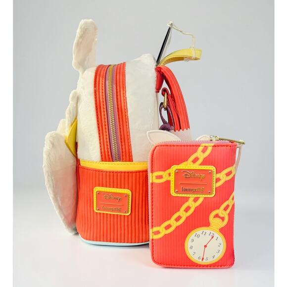Loungefly Disney Alice in Wonderland White Rabbit Cosplay Mini Backpack & Wallet main image 8